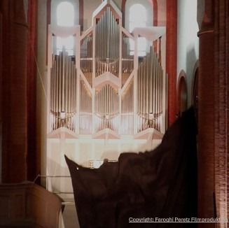 Orgel und Organist treten hervor
